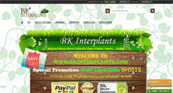 Desktop Screenshot of bkinterplants.com